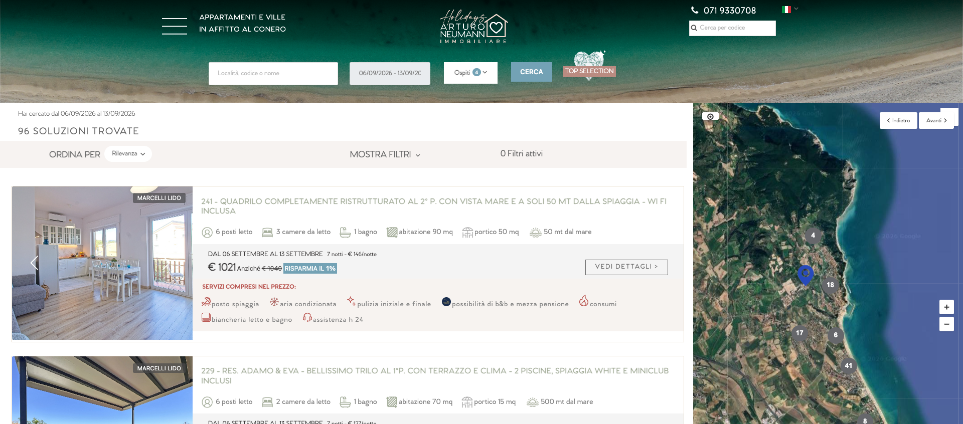 Holidays Arturo Neumann — Booking Platform · Conero